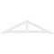 Ekena Millwork Pitch Artisan Architectural Grade PVC Gable Pediment, 72"W x 18"H x 1"P (6/12) GPP072X018X100ART - alternate 4